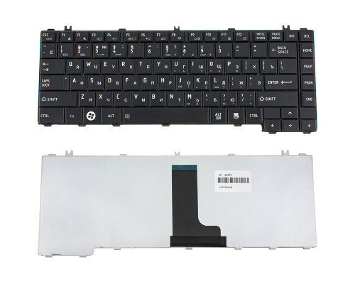 Клавіатура для ноутбука TOSHIBA (L600, L630, L635, L640, L645, C600, C640, C645) rus, black NBB-32974