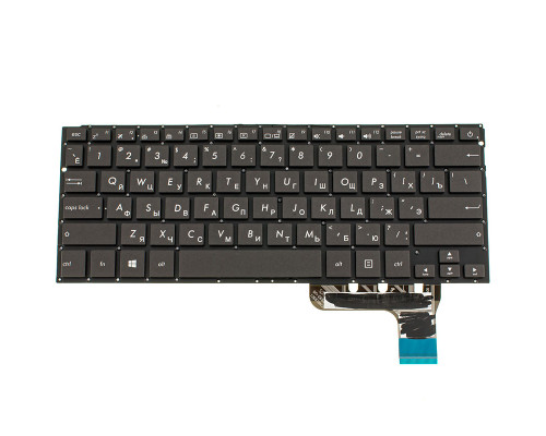 Клавіатура для ноутбука ASUS (UX303LA, UX303LN) rus, black, без фрейма, підсвічування клавіш NBB-43029