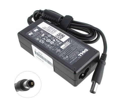 Блок живлення для ноутбука DELL 19.5V, 3.34A, 65W, 7.4*5.0-PIN, 3 hole, black (без кабеля!) NBB-49776