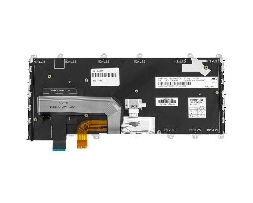 Клавіатура для ноутбука LENOVO (ThinkPad Yoga 260) rus, black NBB-54971