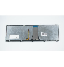 Клавіатура для ноутбука LENOVO (G50-30, G50-45, G50-70, Z50-70, Z50-75, Flex 2-15) rus, black, silver frame, підсвічування клавіш NBB-62361