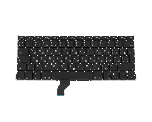 Клавіатура для ноутбука APPLE (MacBook Pro Retina: A1502 (2013-2015)) rus, black, BIG Enter NBB-66590
