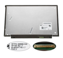 Матриця 14.0 M140NVF7 R0 (1920*1080, 40pin(eDP, IPS, 120HZ), LED, SLIM (без планок та вушок), матова, роз'єм праворуч знизу, для HP EliteBook 1040 G4) для ноутбука NBB-75855