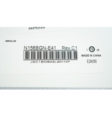Матриця 15.6 N156BGN-E41 touch (1366*768, 40pin(eDP), LED, SLIM(вертикальні вушки), глянець, роз'єм праворуч знизу) для ноутбука NBB-76538