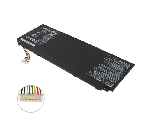 Оригінальна батарея для ноутбука ACER AP15O3K (БЕЗ ВУШОК) (Aspire S5-371, Swift 5 SF514-51) 11.25V 4030mAh 45.3Wh Black NBB-89798