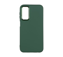 Чохол Silicone Cover Metal frame (AA) для Samsung Galaxy A24 4G (A245) Колір 45.Army green 2020000365648