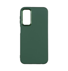 Чохол Silicone Cover Metal frame (AA) для Samsung Galaxy A24 4G (A245) Колір 45.Army green 2020000365648