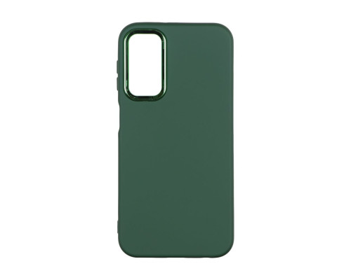 Чохол Silicone Cover Metal frame (AA) для Samsung Galaxy A24 4G (A245) Колір 45.Army green 2020000365648