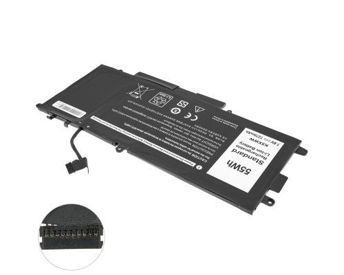 Батарея для ноутбука DELL K5XWW (Latitude 5285, 5289, L3180, 7390 2-in-1) 7.6V 7270mAh 55Wh Black NBB-96750