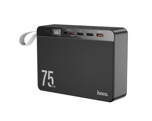 Універсальна Мобільна Батарея Power Bank Hoco J94 Overlord 22.5W 75000 mAh Колір Чорний 6931474779175