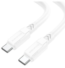 Кабель USB Borofone BX81 60W Type-C to Type-C Колір Білий 6974443386127