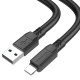Кабель USB Borofone BX81 Lightning Колір Чорний