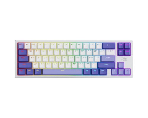 Дротова магнітна клавіатура Proove Gaming Aress (Ukraine Layout) white/purple 2003000343045 6901111829464