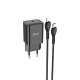 МЗП Hoco N27 Innovative 20W (1 Type-C) + Кабель Type-C to Lightning black