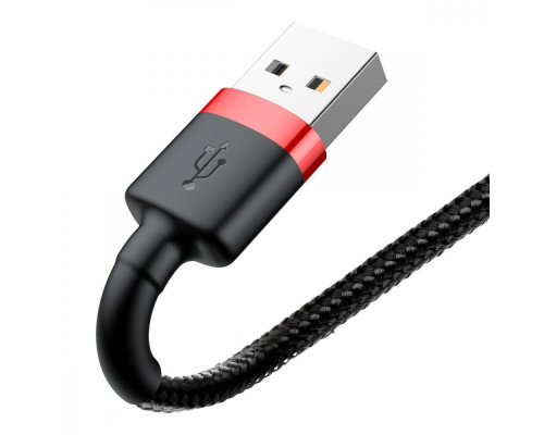 Кабель Baseus Cafule Lightning 1.5A (2m) red/black