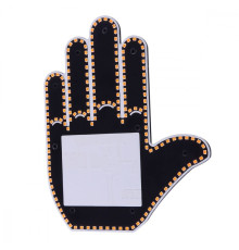 LED Hand на заднє скло автоомобіля (without batteries) black