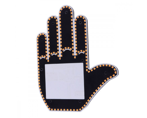 LED Hand на заднє скло автоомобіля (without batteries) black