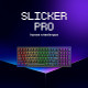 Бездротова клавіатура Proove Gaming Slicker Pro (Ukraine Layout) black/purple 2003000301823 6901119416796