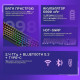 Бездротова клавіатура Proove Gaming Slicker Pro (Ukraine Layout) black/purple 2003000301823 6901119416796