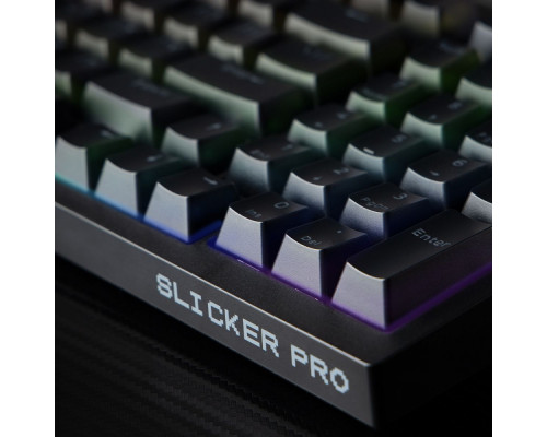 Бездротова клавіатура Proove Gaming Slicker Pro (Ukraine Layout) black/purple 2003000301823 6901119416796