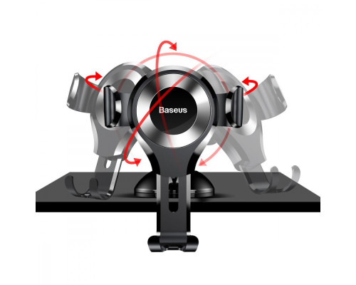 Тримач в машину Baseus Osculum Type Gravity Car Mount black