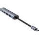 Type-C-Хаб Proove Arc Link 5 in 1 (2*USB + 3*Type-C) silver 2003000318180 6901112136486