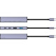 Type-C-Хаб Proove Arc Link 5 in 1 (2*USB + 3*Type-C) silver 2003000318180 6901112136486