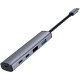 Type-C-Хаб Proove Arc Link 5 in 1 (2*USB + 3*Type-C) silver 2003000318180 6901112136486