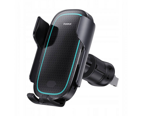 Автомобільний тримач з Бездротовим ЗП Baseus Milky Way Pro 15W black 2001001476151 6932172635923