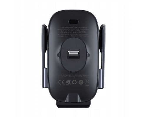 Автомобільний тримач з Бездротовим ЗП Baseus Milky Way Pro 15W black 2001001476151 6932172635923