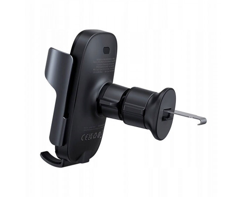 Автомобільний тримач з Бездротовим ЗП Baseus Milky Way Pro 15W black 2001001476151 6932172635923