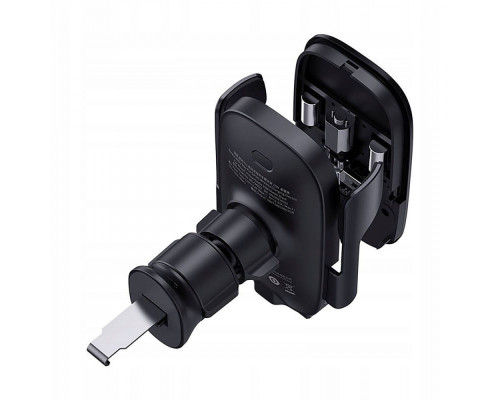 Автомобільний тримач з Бездротовим ЗП Baseus Milky Way Pro 15W black 2001001476151 6932172635923