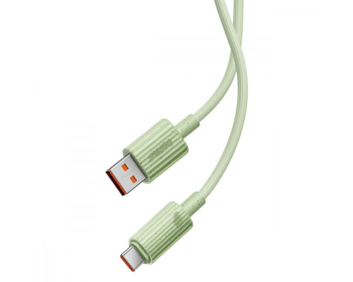 Кабель Baseus Habitat Series Fast Charging USB to Type-C 100W (1m) green