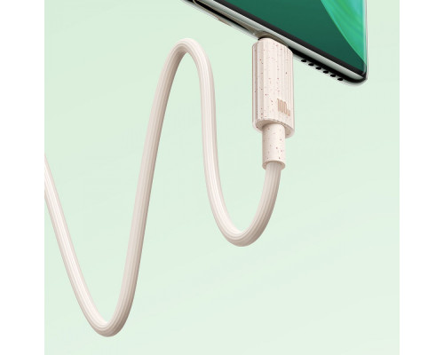 Кабель Baseus Habitat Series Fast Charging USB to Type-C 100W (1m) green