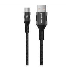 Кабель Proove Braided Scout Micro USB 2.4A (1m) black