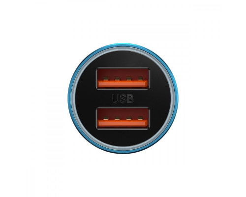 АЗП Baseus Golden Contactor Max Dual 60W USB + USB dark gray 2001001041878 6932172607982
