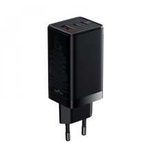 МЗП Baseus GaN3 Pro 65W (2 Type-C + USB) + Cable Type-C to Type-C 100W (1m) black