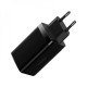МЗП Baseus GaN3 Pro 65W (2 Type-C + USB) + Cable Type-C to Type-C 100W (1m) black