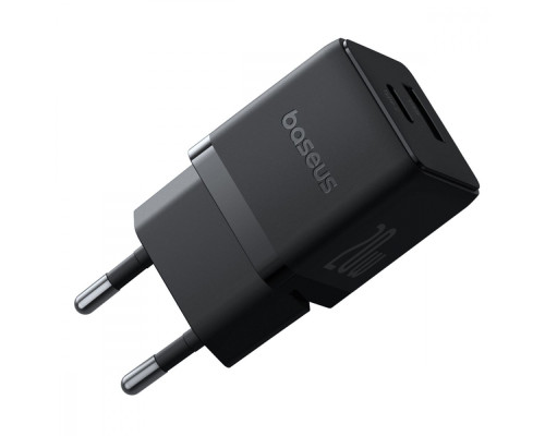 МЗП Baseus Palm Fast Charger Type-C+USB 30W (With Cable Type-C to Type-C 60W 1m) white 2003000211078 6932172677336