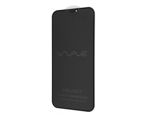 Захисне скло WAVE Privacy iPhone 12 Pro Max black