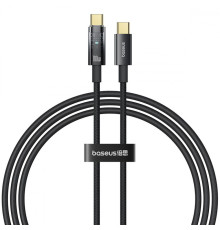 Кабель Baseus Explorer Series Auto Power-Off Type-C to Type-C 100W (2m) black 2003000171709 6932172660604