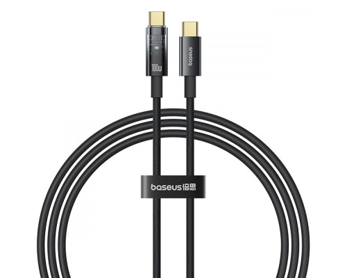 Кабель Baseus Explorer Series Auto Power-Off Type-C to Type-C 100W (2m) black 2003000171709 6932172660604