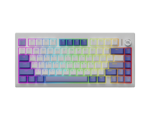 Бездротова клавіатура Proove Gaming Raster (Ukraine Layout) white/purple 2003000355925 6901116166663