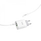 МЗП Hoco C80A Rapido + Cable (Type-C to Lightning) 20W PD+QC3.0 Type-C + USB white