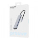 Type-C-Хаб Proove Iron Link 5 in 1 (3*USB3.0 + Tyce C + HDMI) silver