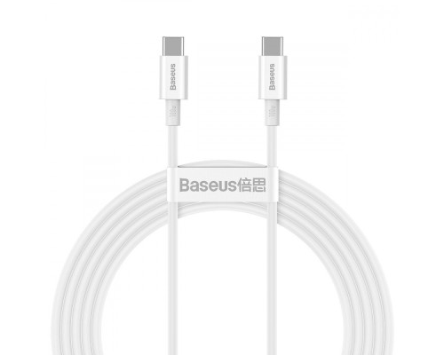 Кабель Baseus Superior Series Fast Charging Type-C to Type-C PD 100W (2m) white