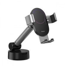 Автомобільний тримач Baseus Simplism Gravity Car Mount With Suction Base silver