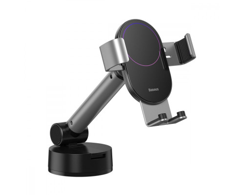 Автомобільний тримач Baseus Simplism Gravity Car Mount With Suction Base silver
