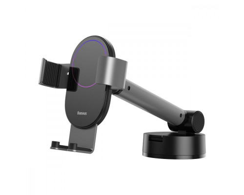 Автомобільний тримач Baseus Simplism Gravity Car Mount With Suction Base silver