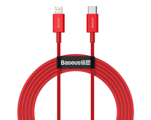 Кабель Baseus Superior Series Fast Charging Type-C to Lightning PD 20W (2m) red